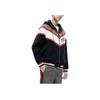 FILA Mihara Yasuhiro Collaboration Logo Print Color-Block Woven Hooded Jacket Men Jacket Black F11M213702F-BK