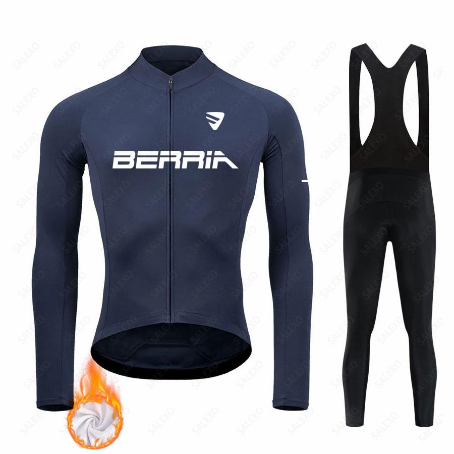 Men Thermal Fleece MTB Bike Clothes Ciclismo Uniform Maillot Hombre Bicycle Clothing Suit Cycling Suit Set with Plush Insulation for Winter 2026