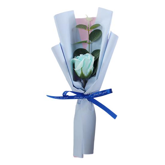 Yousheng Artificial Sunflower Bouquet Mini Scented Soap Flower Bouquet with Eucalyptus Leaves Gift for Birthday Valentine's Day Mother's