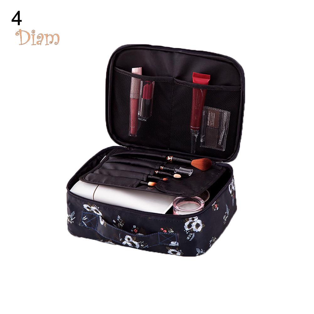 TOP-MART Travel Waterproof Flower Flamingo Cosmetic Bag Mini Wash Pouch Handbag Home Decor