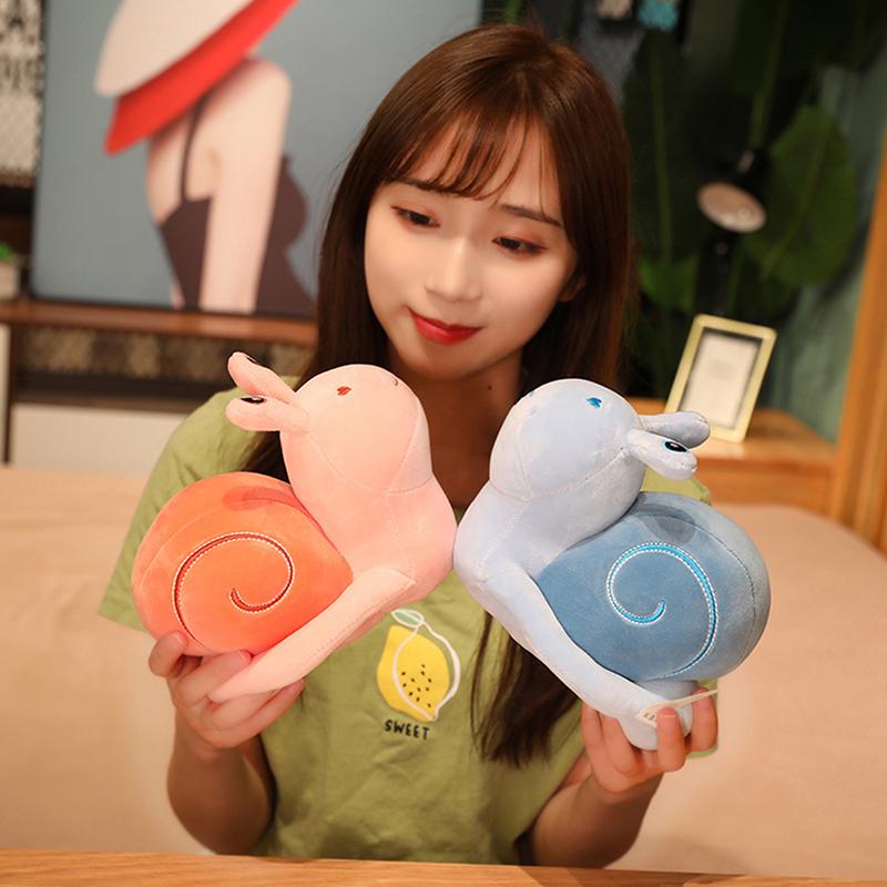 Cartoon Snails Plush Toys Lovely Animal Pillow Stuffed Soft Kawaii Snail Dolls Sofa Cushion Cute Birthday Gift For Girls