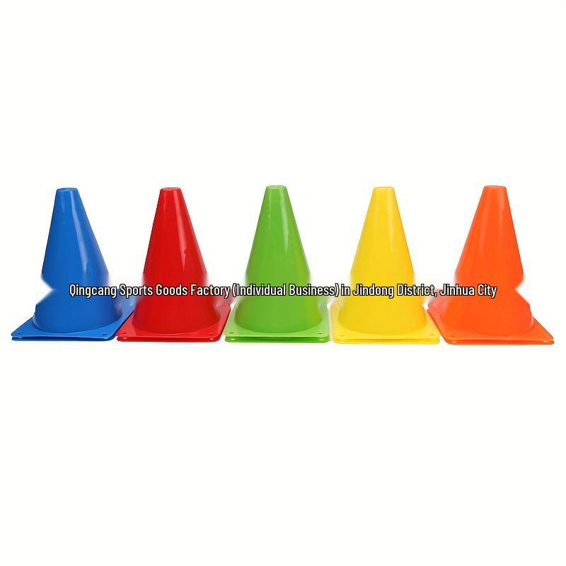 18cm Training Marker Cones for Football Obstacle Courses and Equipment