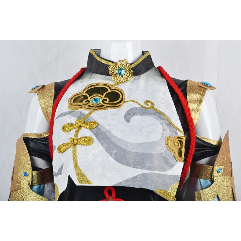 Shenhe Cosplay Spiel Kostüm Shenhe Overall Perücke Shen He Kampf Anzüge Cosplay Anime Outfits Spiel Kostüm