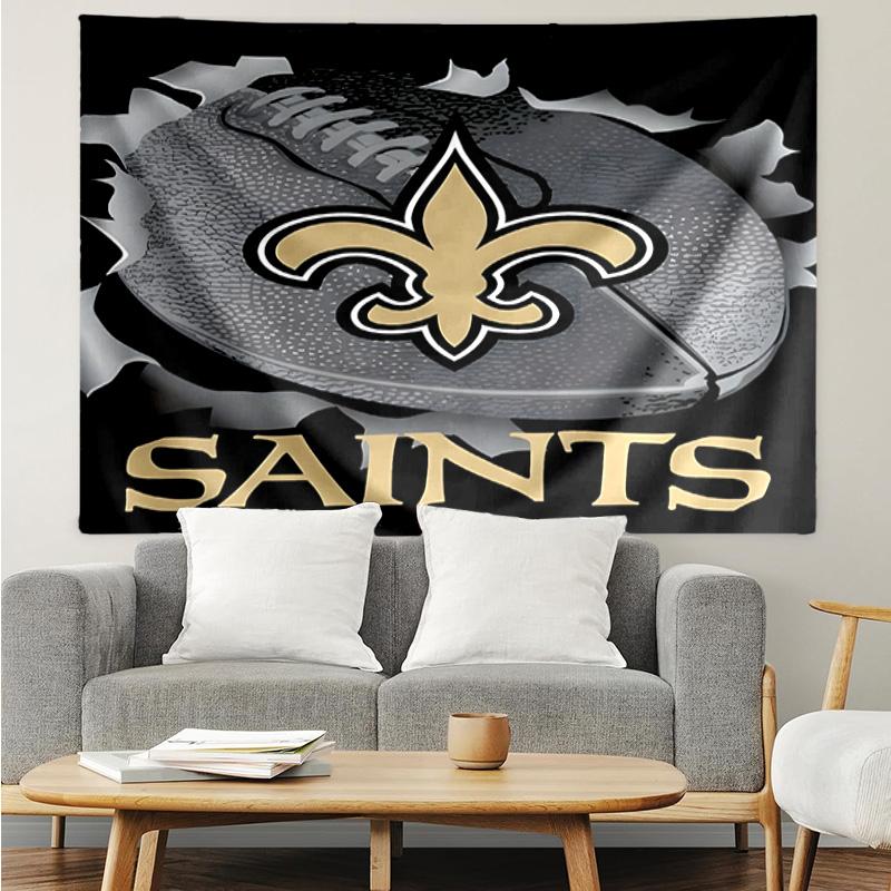 Who Dat Nation Football Quick-Dry Tapestry Hanging for Bedroom,Livingroom, Playroom,Decor Art Room Wall Tapestry Holiday and Birthday Gifts