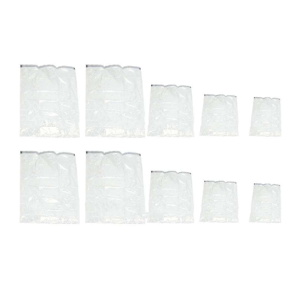 11PCS Set Space Saver Storage Bag Good Sealing Dust Proof Compression Airtight Sealer Bag with