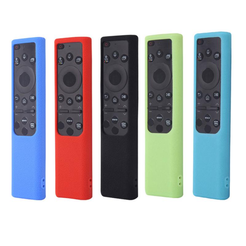 Weiche Fernbedienungshülle Silikon Leuchtender Fernbedienungsschutz Stoßfest für Samsung Solar-Fernbedienung BN59-01385 und 01358D