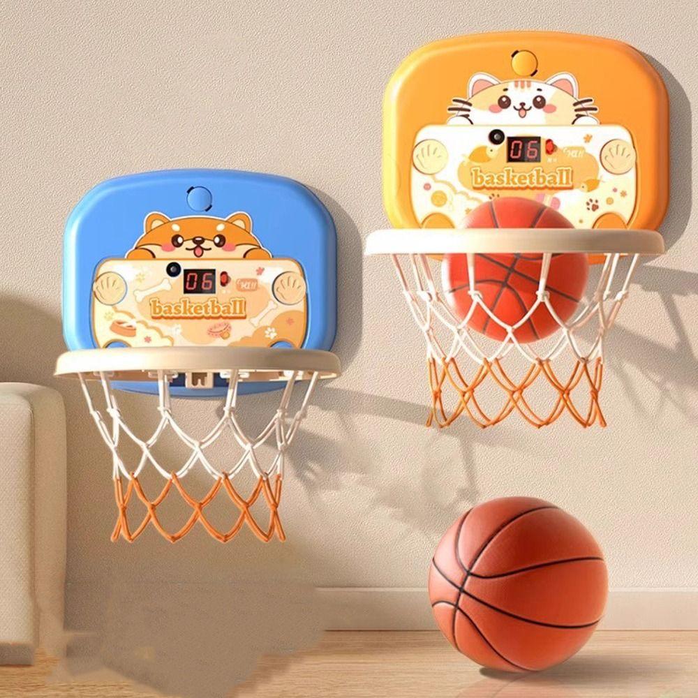Cartoon Tier Baby Basketball Spielzeugset Mit Punktetafel Mini Basketballkorb Schulumgebung