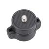 Female 17mm Ball Joint Socket to 1/4-20 Male Screw Mount Adapter Head Wide Compatibility with Camera Accessories