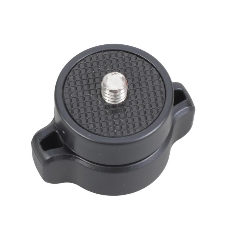 Female 17mm Ball Joint Socket to 1/4-20 Male Screw Mount Adapter Head Wide Compatibility with Camera Accessories