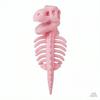 Glow?in?The?Dark 3D Dinosaur Skeleton Pet Costume, Plush Halloween Cosplay Outfit for Dogs Cats, Luminous Dino Dress?up for Holiday Indoor Party