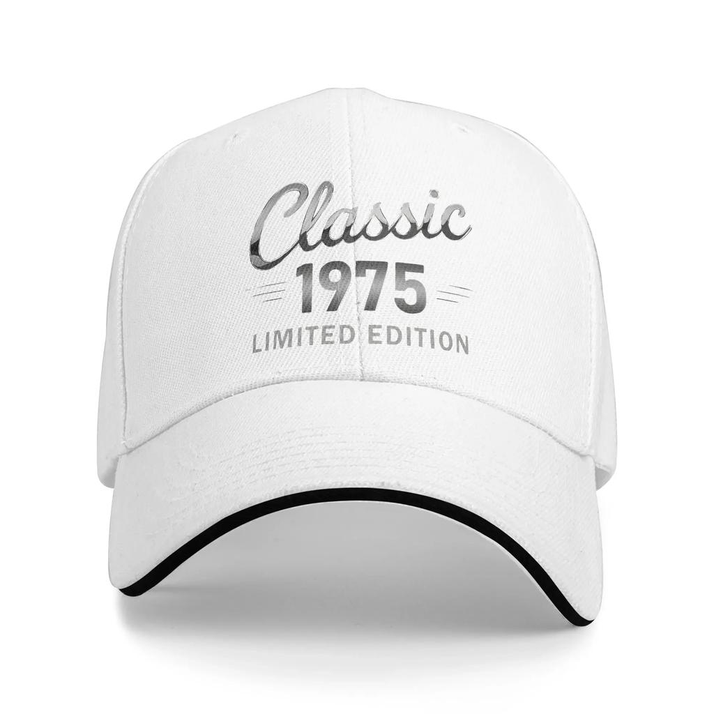 New Design Baseball Caps 50 Year Old 1975 Limited Edition 50th Birthday Outfit For Unisex Trucker Hat Snapback Cap Adjustable