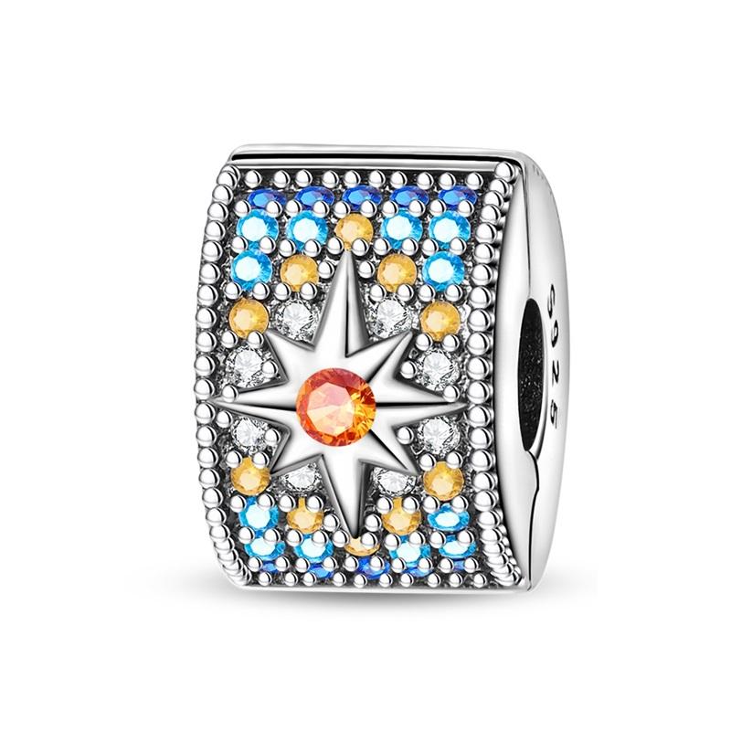 Kupfer-Verschluss Kupfer-Anhänger Silikon-Abstandshalter Sicherheitskette Passend für Original Pand 3mm Armband Schmuck Damen Neu