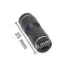 6mm 8mm 10mm Out Diameter Pneumatic Fitting Hose Connector Tube Plastic Joint Compressor Push-in Quick Connector Pipe Interface