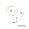 Gold-Plated Double Layer Thin Chain Stainless Steel Hand Chain Jewelry