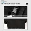 Thick Motorcycle Handlebar Muffs Protective Motorcycle Scooter ATV UTV Winter Warmer Gloves Grip Handle Bar Muff Rainproof Warm