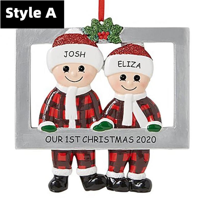 

Новый DIY Рождественский Семейный Подвесной Рождественский Декор для Дома Навидад Рождественская Елка Подвесной Украшение Подарок На Новый Год 2025