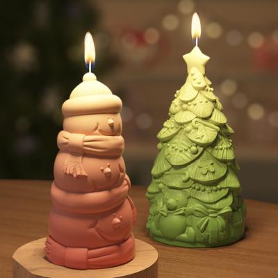9 Arten Silikonformen 3D Harz Wichtel Silikon Kerzenform Handgemachte Kerzenform 2025 Weihnachtsgeschenk Heimdeko