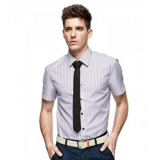 Casual Korean Style Narrow 5cm Solid Color Tie for Men