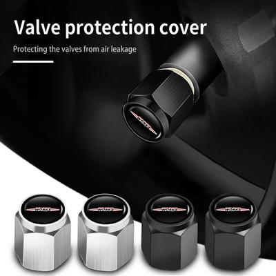 Car Wheel Tyre Rim Stem Cover Tire Valve Cap Airdust Waterproof For MINI R60 F56 R56 F54 F57 R70 JCW John Cooper Works