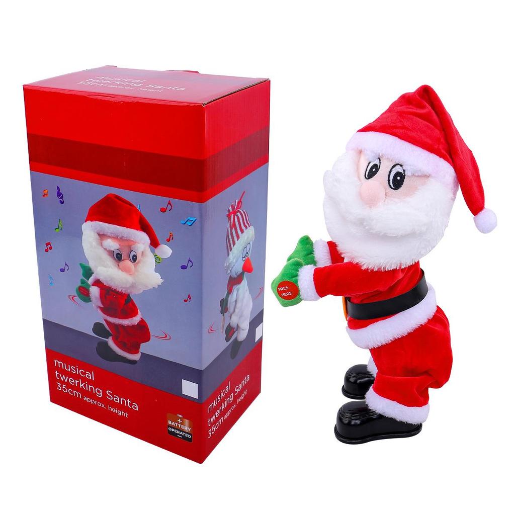 Creative Wiggle Butt Santa Claus: Musical Christmas Novelty Gift for Kids