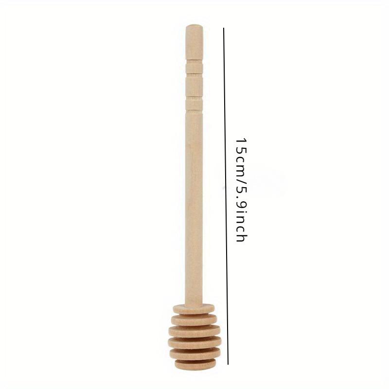 

Mini Wooden Honey Spoon Eco-Friendly Long Handle Mixing Stick Dessert Tool Wooden Stir Bar for Honey Jar Kitchen Supplies