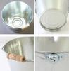 Matsunoya Japanese wooden hand tin bucket S