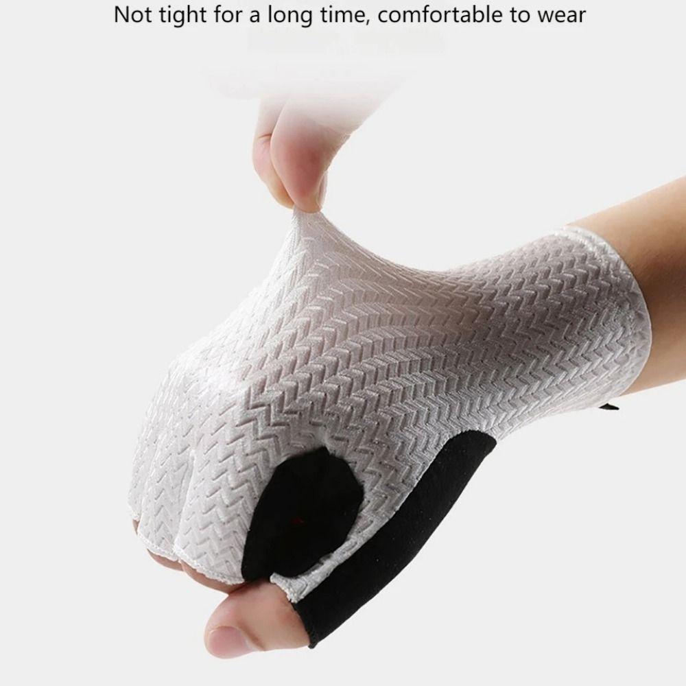 Sklisikre Racing Fingervotter Slitesterke Herre Fingerløse Hansker Motorsykkelhansker Dame Herre