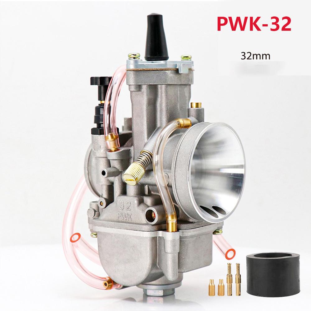 2T 4T Universal Keihin Koso Oko Motorcycle PWK Carburetor 21 24 26 28 30 32 34mm With Power Jet For Racing Motor