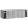 Wall Mounted TV Cabinet 98 x 41 x 30 cm Grey Sonoma