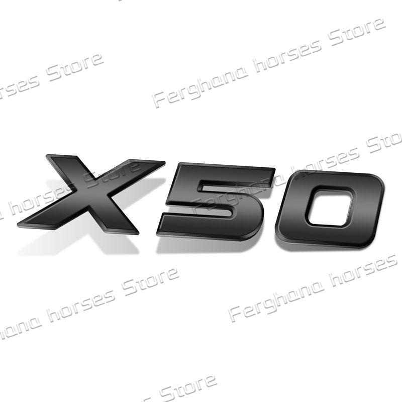 ABS Plastic 3D Letter Logo Car Body Fender Side Emblem Sticker For Proton X70 X50 Rear Trunk Badge Decals Accessories