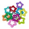 50Pcs Star Link Connectors AB Color Star Shape Linking Rings Quick Linking Rings for Bag Necklace