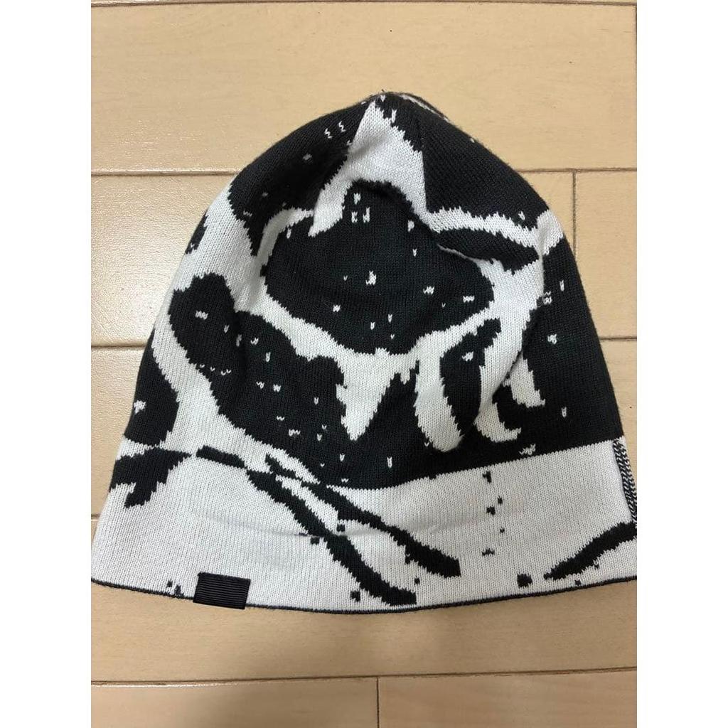 Used ARC'TERYX Knit Hat Beanie Black White Grotto Talk