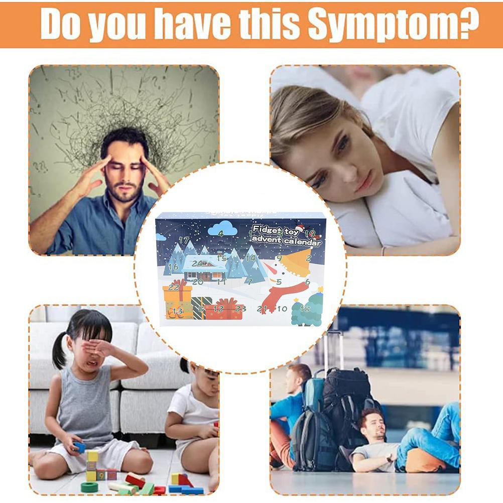 Christmas Advent Calendar 24 Days Of Surprises Toys Set Easter Countdown Calendars 24 Pcs Toys Gift