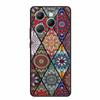 For Infinix Note 40X 5G Case 3D Relief Emboss Black Silicone Soft Back Cover Case For Infinix Smart 8 Plus Hot 40 Pro 40i Case