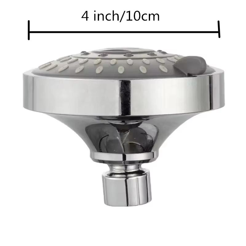 5 Modes High Pressure Shower Head 4Inch Sprayer Adjustable Rainfall Shower Head Sprayer Bathroom Fixture Faucet Replacement Part