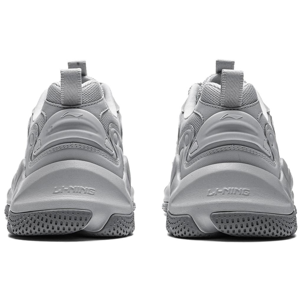 Li-Ning Minimalist Comfortable Nebula Wear-Resistant Shock-Absorbing Low-Top Casual Shoes Men Sneaker Mist-Gray AGCU169-1