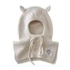Winter Kinder Sturmhaube Set All-in-One Strickmütze und Schal mit Ohrenschutz Weihnachtsgeschenk für Jungen Mädchen Unisex Thermomütze