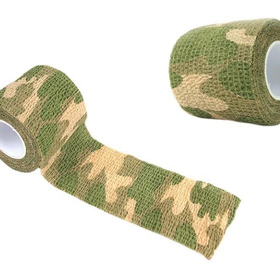 Non-stick Self-adhesive Stretchable Outdoor Camouflage Tape for Hunting, Cycling, and Vehicles