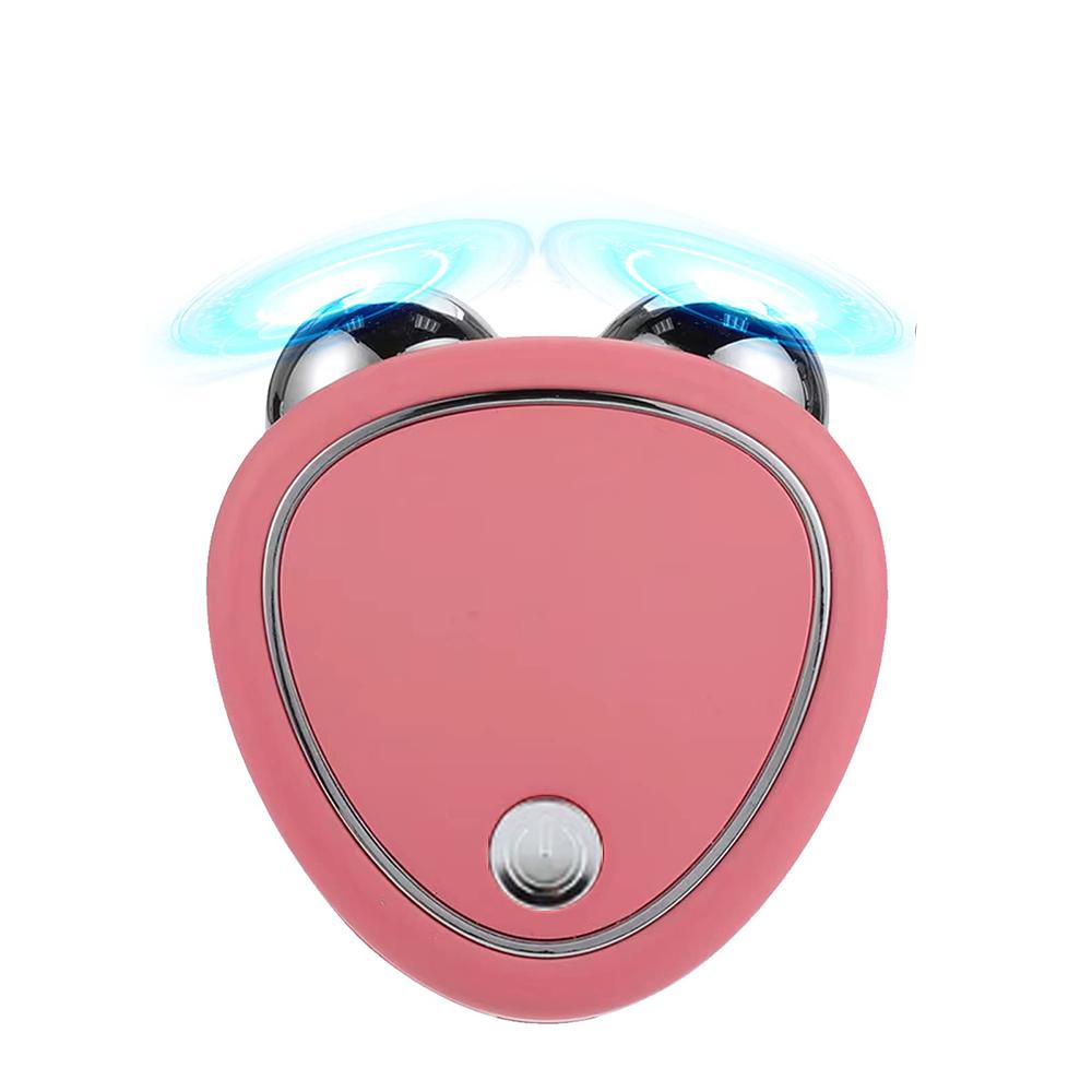 Microcurrent Face Lift Machine EMS Face Roller Massager Double Chin Remover Jaw Line VShape Skin Tightening Face Slimming Device