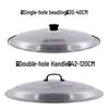 Zhao Ran 34cm Stainless Steel Pot & Wok Lid with Visible Window