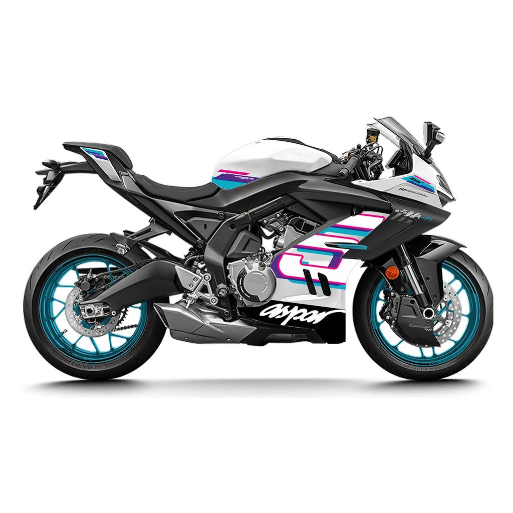 Used For CFMOTO 675SR Motorcycle Fairing Stickers Kits Motor Bike Head Area Can Choose Pattern
