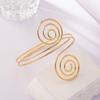 IF ME Multi-Layer Spiral Arm Ring Bracelet Exaggerated European and American Simple Vintage Open Cuff Bangles for Women Jewelry Gifts