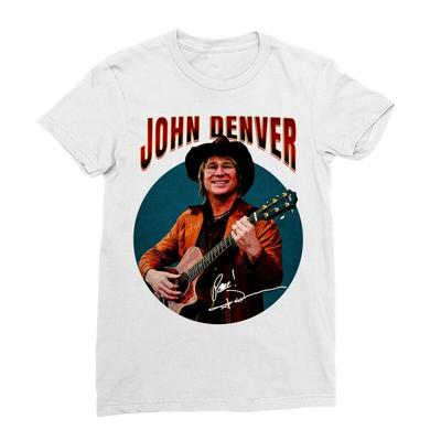 Une Soirée avec John Denver Chemise Country Classique Blanche Unisexe S-5XL 1H0205 T-shirt Unisexe