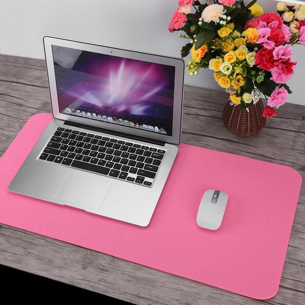 68x33cm Polyester Table Mouse Pad Office Desk Laptop Mat Anti Static Computer PC Pads Pink