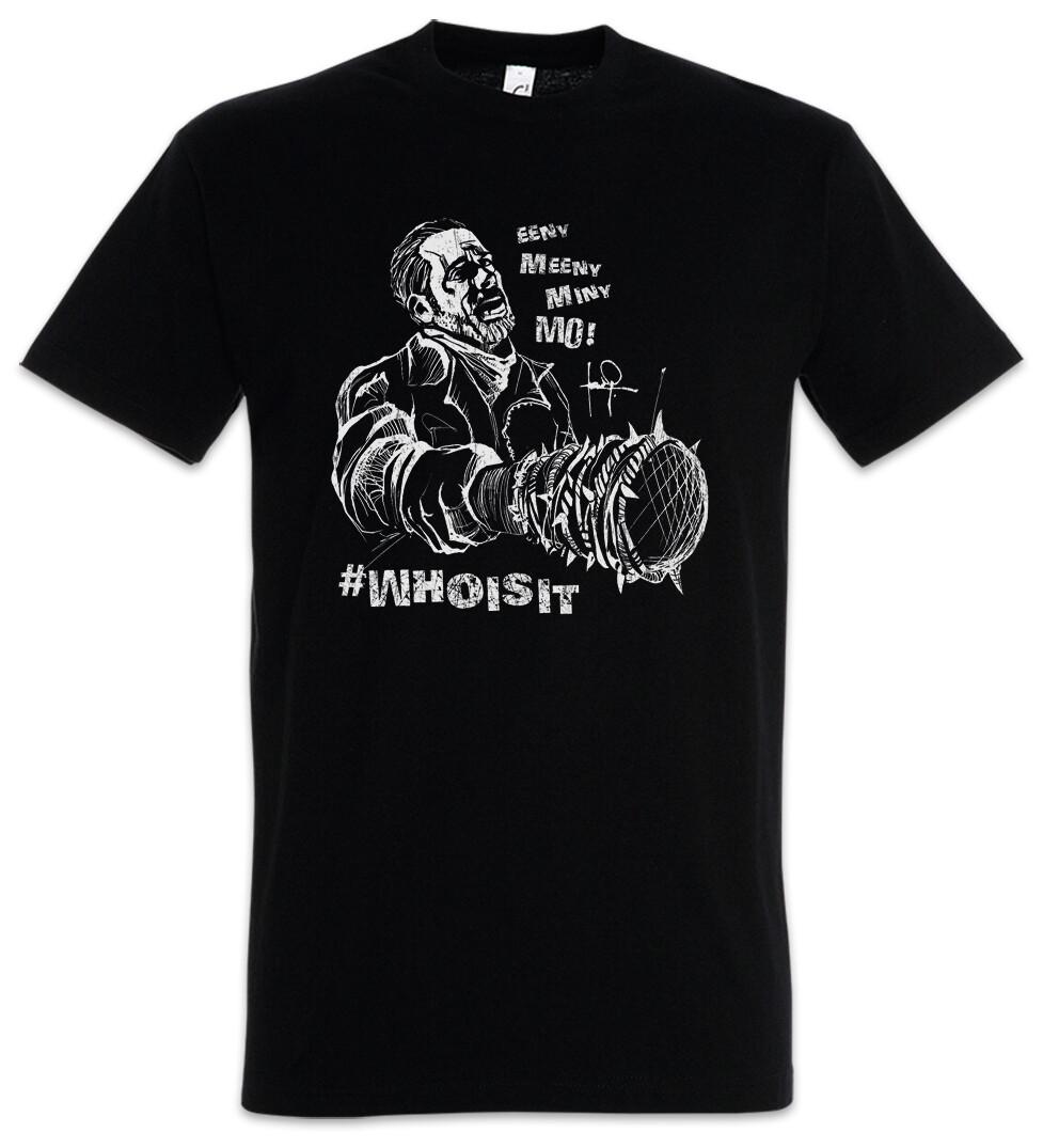 Eeny Meeny Miny Moo Mens T-Shirt Walking Negan Lucille Baseball Dead Zombie L