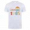 1985 Year Vintage Cotton T Shirt Retro 80s Style Short Sleeve Retro Tee Unisex Classic Design for Men Women 40th Birthday