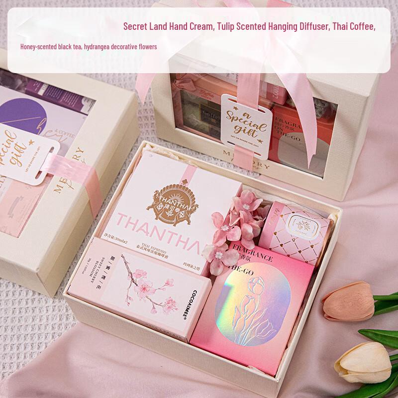 OJW Light Luxury Transparent Window Gift Box