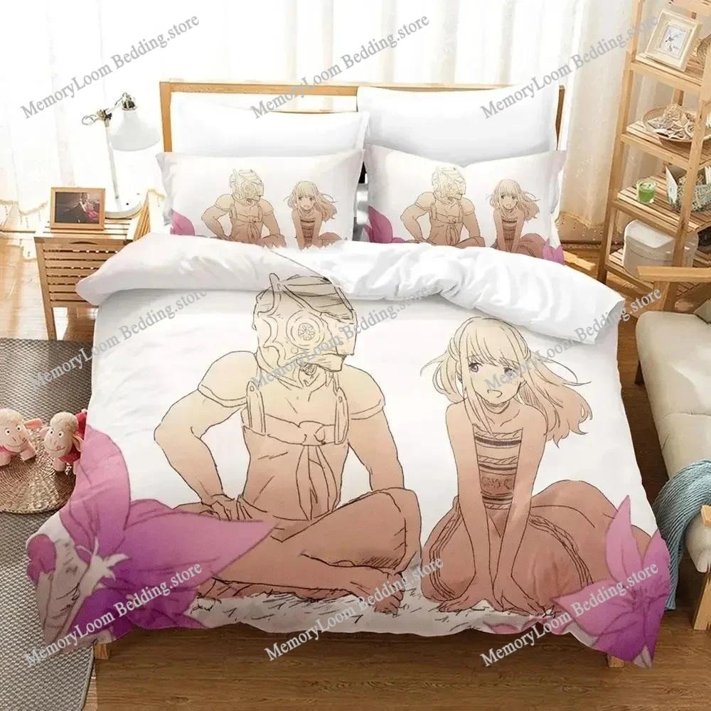 3D Printed Anime To Your Eternity Bedding Set Boys Girls Twin Queen Size Duvet Cover Pillowcase Bed Kids Adult Home Textile