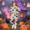 Toddler and Kids Fashion Hooded Halloween Print Set with Pockets for Boys Girls