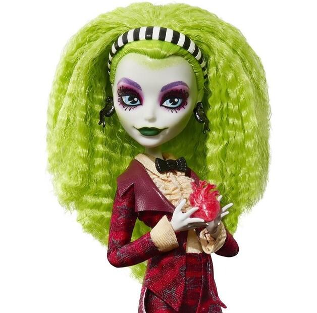 Mattel Monster High Skullector Beetlejuice 2 Dolls Collectible Betelgeuse and Lydia Deetz HYV96